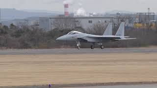 [2/20 ] 三菱F -15 #901(近代化改修機)か?　 テスフラ　離陸＆着陸　小牧基地