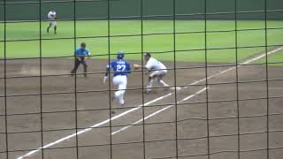 中日ドラゴンズ 津田啓史選手 第3打席 サードゴロ VS くふうハヤテベンチャーズ 野口渉投手 2024/8/2 愛鷹球場