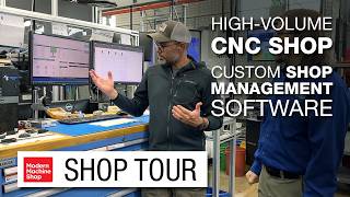 Inside a High-Volume CNC Shop Powered by Custom Shop Management Software