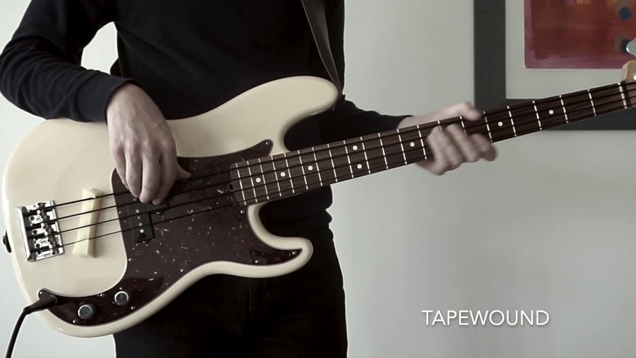 Tapewound Vs Flatwound Strings On Fender P Bass - YouTube