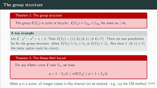 Introduction to Elliptic Curve Cryptography (part II)