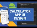47. Android Studio Calculator App UI Design Tutorial | Toolbar,  Auto-Size | Kotlin Beginner Guide