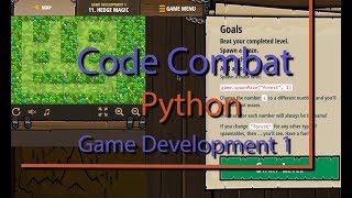 CodeCombat Hedge Magic Level 11 Python Game Development Tutorial