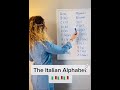 italian alphabet learn with ines