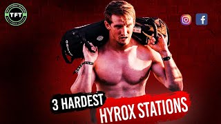 The 3 Hardest Hyrox Stations (As voted by 410 Hyrox athletes) #hyrox #hyroxworld #hyroxtraining