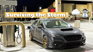 1500 Mile Road Trip Impressions in my WRX TR: Surviving a Snowstorm \u0026 Freezing Rain!