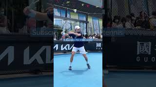 EMIL RUUSUVUORI Forehand in Slow-Motion 💥🎾 #Shorts #Tennis #Forehand