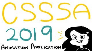CSSSA 2019 Animation Application (ACCEPTED :0!!!!)