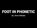 THE FOOT IN PHONETIC | Phonetics & Phonology