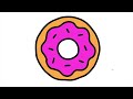 how to draw a candy cake lollipop ice cream donuts easy candy doddle drawing