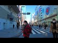 【4k】歩行者天国の銀座 中央通りを散歩 jan. 2023 walk around the ginza chuo dori in the car free zone.