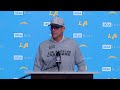 Jim Harbaugh Postgame Press Conference vs Ravens | LA Chargers