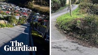 Wales v New Zealand: battle for title of world's steepest street