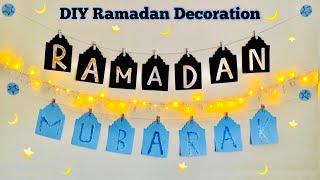 Beautiful DIY Ramadan Mubarak decoration🌙🌟/ #shorts #youtubeshorts #viral #ramadan #eid #trending