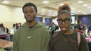 Toledo Public Schools students check out college options at UT college fair