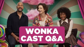 Timothée Chalamet, Keegan-Michael Key & Calah Lane Answer Food Network's Rapidfire Q&A | Wonka Movie