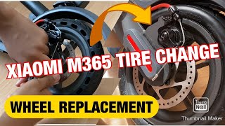 Xiaomi M365 Tire Replacement - How to change electric scooter tires Xiaomi Wheel Replacement
