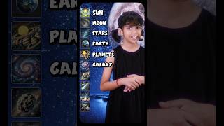 10 Space 🚀 Vocabulary in English | Sun, Moon, Galaxy \u0026 More | Adi Keshari Connection #shorts