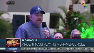 Daniel Ortega: Argentina is playing a shameful role