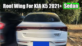 China Factory| Workblank Rear Window Roof Wing Spoiler For Kia K5 2021 2022 Review