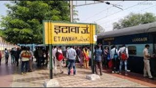 Etawah Junction Railway Station | 20802/Magadh Express | Indian railways Video in 4K HD #EP-5