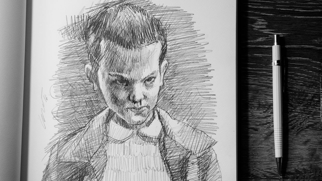 Drawing Eleven Stranger Things Youtube