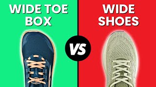 Wide Toe Box Shoes vs Wide Shoes - What's The Difference?