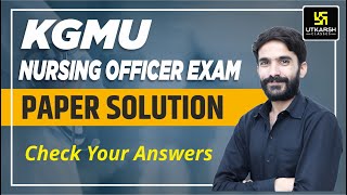 KGMU Paper Solution | KGMU Today Exam -Memory Based Paper | KGMU Exam Paper Analysis & Answer Key