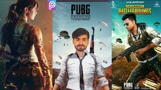 PicsArt PUBG Game Poster Photo Editing Tutorial Step By Step in Picsart Step By Step