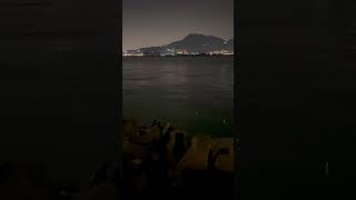 涼宵夜釣@淡水河海之交消坡塊