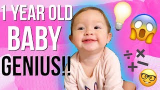 1 YEAR OLD BABY INTERVIEW!!! *INSANELY SMART* (She sings ABC's)