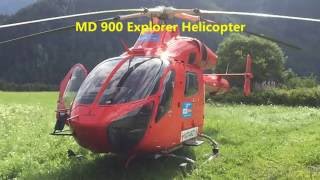 Heli Tirol Oetztal Helicopter MD 900 S Umhausen Motorrad Unfall