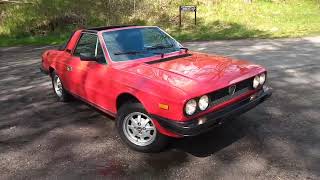 Lancia Beta Spyder Zagato goes for a spring drive on winding country roads