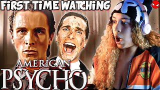 THIS IS SO CHAOTIC??? | *American Psycho* Reaction (2000) FIRST TIME WATCHING
