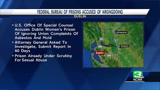 Feds accused of ignoring asbestos, mold at women's prison in Dublin