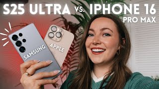 Apple Girl Switches to Samsung S25 Ultra?! I'M SHOCKED 🙀 iPhone 16 Pro Max vs S25 Ultra