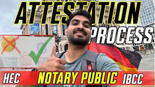ATTESTATION & NOTARIZATION Process for Studying in GERMANY 2025 🇩🇪 | Complete Guide & Cost Breakdown