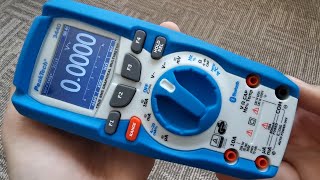 PeakTech P 3440 Graphical TrueRMS Multimeter with Data Logger - review and quick test