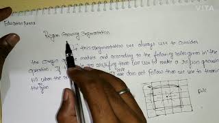 Region based segmentation in digital image processing