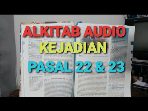 ALKITAB AUDIO KEJADIAN PASAL 22 & 23 - YouTube