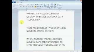 VB.NET Urdu Tutorial 5 - Doing Sums using Integers in Visual Basic