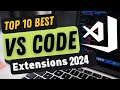 Top 10 VSCODE Extensions For Web Developers | Best VSCODE Extensions 2024