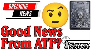 ATF Update: More Transferrable MGs and One-Week NFA Transfers