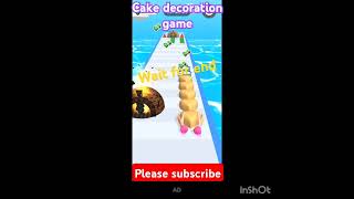 Bakery stack level 3 :cake decoration #shorts #ytshorts