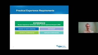 Practical Experience Requirements PER Q \u0026 A Session – Program Overview