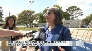 Lafayette breaks ground on Bertrand Drive Revitalization Project