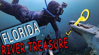 See what RIVER TREASURE I found in Florida River and Underwater Metal Detecting a Busy Spring