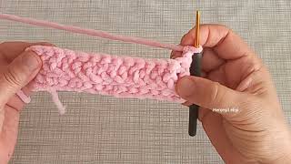 Kadife ipten kolayında kolayı tığ işi bebek battaniyesi modeli #crochet #viralvideo