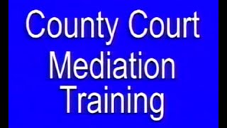 Dispute Resolution Center County Mediation Simulation