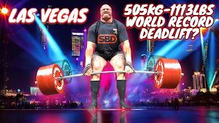 The Night we knew 505KG DEADLIFT WR will HAPPEN...